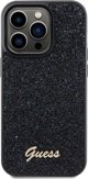Guess case for iPhone 14 Pro 6,1" GUHCP14LPMSDGSK HC PU DISCO SCRIPT METAL BLACK 3666339173418
