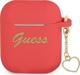 Guess Θήκη προστασίας Silicone Charm Heart Collection για AirPods κόκκινο