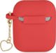 Guess Θήκη προστασίας Silicone Charm Heart Collection για AirPods κόκκινο