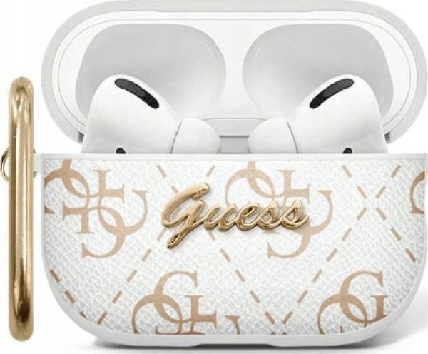 Guess Guess GUA3PG4GPH Κάλυμμα AirPods 3 λευκό/λευκό 4G Hook