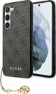 Θήκη Guess για Samsung Galaxy A55 GUHCSA55GF4GGR μαύρη HC PU 4G με charm 3666339259679