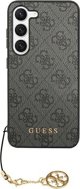 Θήκη Guess για Samsung Galaxy A55 GUHCSA55GF4GGR μαύρη HC PU 4G με charm 3666339259679