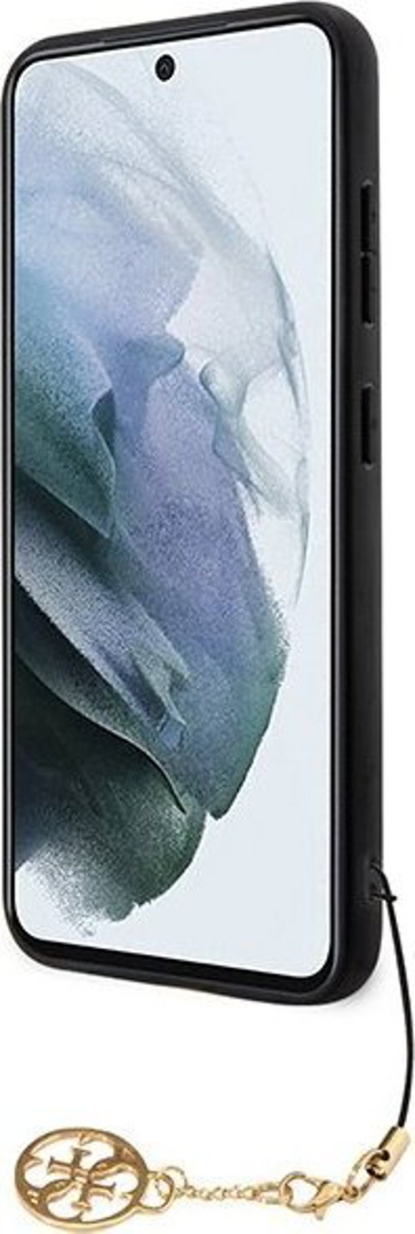 Θήκη Guess για Samsung Galaxy A55 GUHCSA55GF4GGR μαύρη HC PU 4G με charm 3666339259679