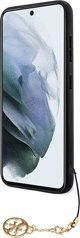 Θήκη Guess για Samsung Galaxy A55 GUHCSA55GF4GGR μαύρη HC PU 4G με charm 3666339259679