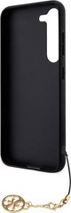 Θήκη Guess για Samsung Galaxy A55 GUHCSA55GF4GGR μαύρη HC PU 4G με charm 3666339259679