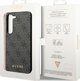 Θήκη Guess για Samsung Galaxy A55 GUHCSA55GF4GGR μαύρη HC PU 4G με charm 3666339259679