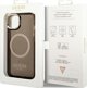 Guess case for iPhone 14 Plus 6,7" GUHMP14MHTCMK black HC Magsafe Gold Outline Translucent 3666339069599
