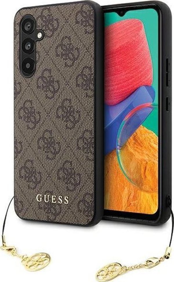 Guess Case Guess GUHCS23FEGF4GBR Samsung Galaxy S23 FE hardcase 4G Charms Collection καφέ