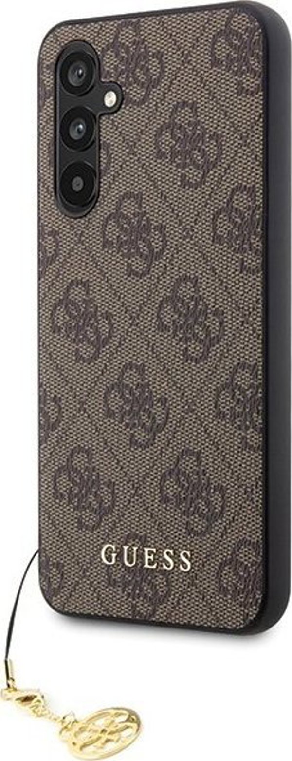 Guess Case Guess GUHCS23FEGF4GBR Samsung Galaxy S23 FE hardcase 4G Charms Collection καφέ