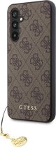 Guess Case Guess GUHCS23FEGF4GBR Samsung Galaxy S23 FE hardcase 4G Charms Collection καφέ