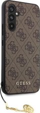 Guess Case Guess GUHCS23FEGF4GBR Samsung Galaxy S23 FE hardcase 4G Charms Collection καφέ