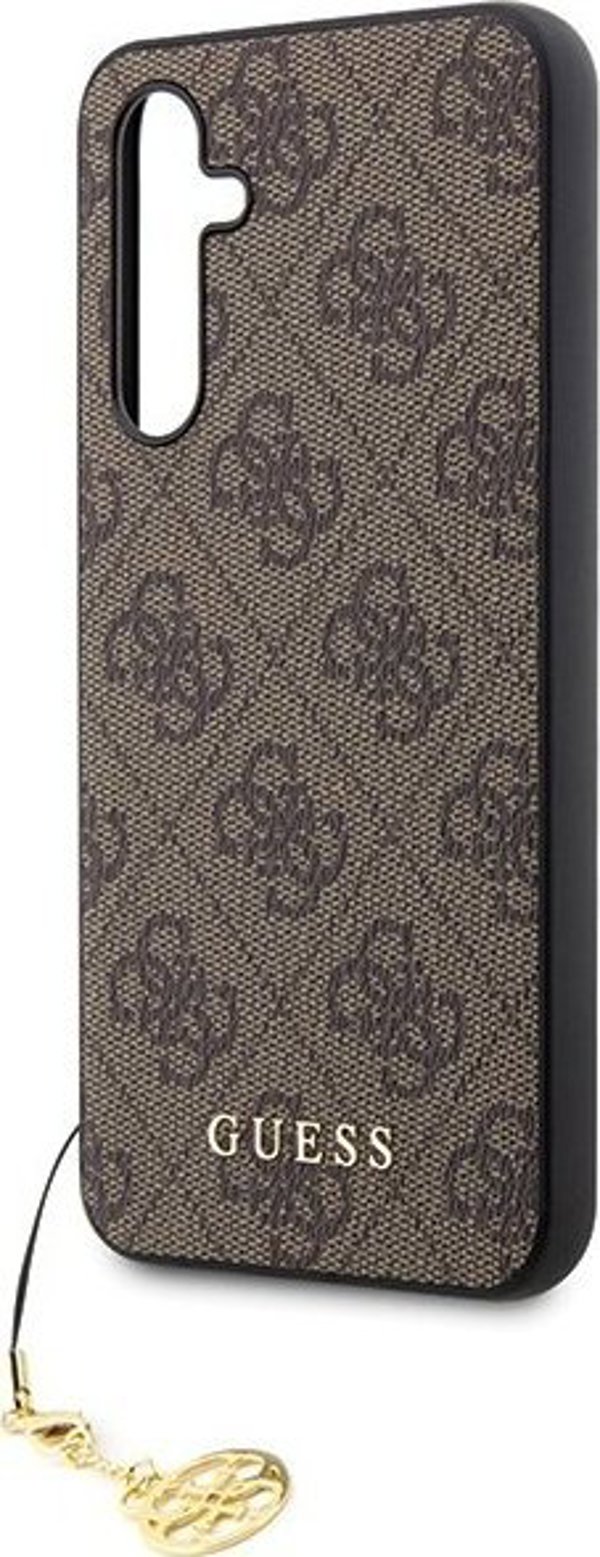 Guess Case Guess GUHCS23FEGF4GBR Samsung Galaxy S23 FE hardcase 4G Charms Collection καφέ