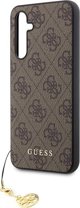 Guess Case Guess GUHCS23FEGF4GBR Samsung Galaxy S23 FE hardcase 4G Charms Collection καφέ