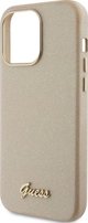 Guess Guess GUHCP15XPGMCSD iPhone 15 Pro Max 6.7" χρυσό/light gold σκληρή θήκη Glitter Glossy Script
