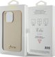 Guess Guess GUHCP15XPGMCSD iPhone 15 Pro Max 6.7" χρυσό/light gold σκληρή θήκη Glitter Glossy Script