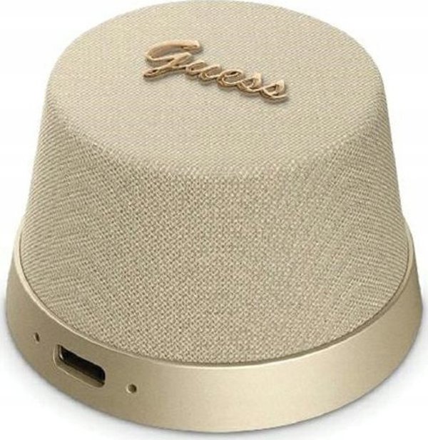 Guess Ηχείο Bluetooth Guess Magnetic Script Metal - χρυσό