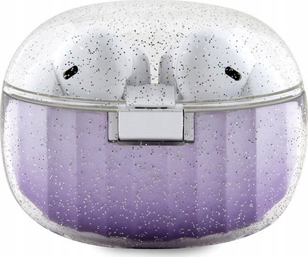 Ακουστικά Guess Glitter Gradient (GUTWSHDGKEEU) μοβ