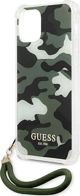 Guess case for iPhone 12 Pro Max 6,7" GUHCP12LKSARKA khaki hard case Camo Collection 3666339004101