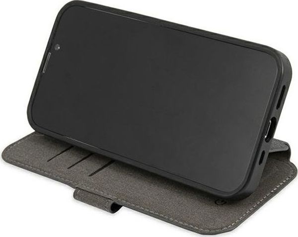 Guess Guess GUBKP13L4GMGGR iPhone 13 Pro / 13 6,1" γκρι/grey βιβλίο 4G Big Metal Logo