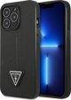 Guess case for iPhone 14 Pro 6,1" GUHCP14LPSATLK black HC Saffiano PU Triangle 3666339065386