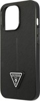 Guess case for iPhone 14 Pro 6,1" GUHCP14LPSATLK black HC Saffiano PU Triangle 3666339065386
