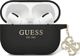 Θήκη AirPods Pro 2 Guess Guess GUAP2LECG4K czarny/μαύρο Liquid Silicone Glitter Triangle Charm
