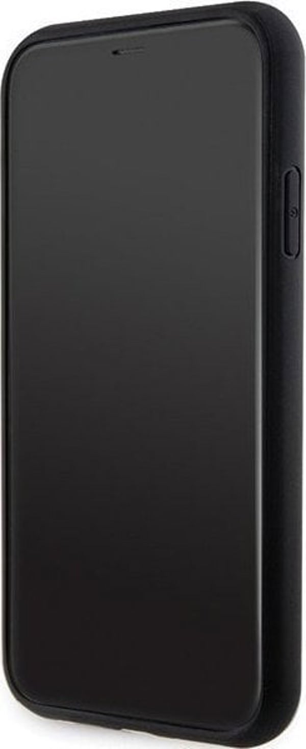 Guess Θήκη Guess GUHMN61PSAHMCK Apple iPhone 11/XR σκληρή θήκη Saffiano MagSafe μαύρο