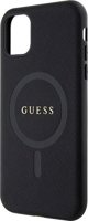 Guess Θήκη Guess GUHMN61PSAHMCK Apple iPhone 11/XR σκληρή θήκη Saffiano MagSafe μαύρο