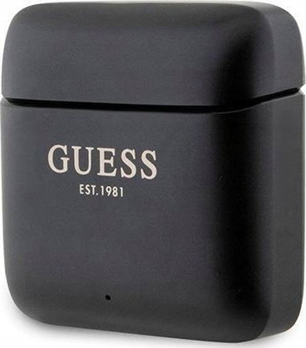 Guess Bluetooth headphones GUTWSSU20ALEGK TWS + charge station black Printed Logo 3666339170288