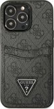 Guess Guess GUHCP13LP4TPK iPhone 13 Pro / 13 6,1" μαύρο/black σκληρή θήκη 4G Triangle Logo Cardslot NoSize