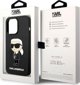 Σκληρή θήκη Karl Lagerfeld Etui Karl Lagerfeld KLHCP14LSNIKBCK Apple iPhone 14 Pro μαύρη Σιλικόνη Ikonik