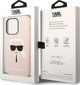 Σκληρή θήκη Karl Lagerfeld για iPhone 14 Pro Max 6,7" ρουζ ανοιχτό/light pink Silicone Karl`s Head Magsafe