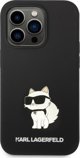 Σκληρή θήκη Karl Lagerfeld KLHCP14XSNCHBCK Apple iPhone 14 Pro Max μαύρη Σιλικόνη Choupette