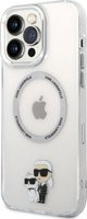 Karl Lagerfeld case for iPhone 13 Pro Max 6,7" KLHMP13XHNKCIT transparent hardcase Magsafe IML NFT Karl & Choupette 3666339126353
