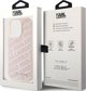 Σκληρή θήκη Karl Lagerfeld Karl Lagerfeld KLHCP15XPQKPMP iPhone 15 Pro Max 6.7" ροζ Quilted K Pattern