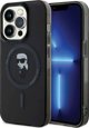 Θήκη Karl Lagerfeld Klhmp15Lhfcknok για iPhone 15 Pro 6.1" Μαύρο/Σκληρή Θήκη Iml Ikonik Magsafe