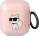 Karl Lagerfeld Karl Lagerfeld KLA2HNCHTCP Airpods 1/2 θήκη ροζ Ikonik Choupette