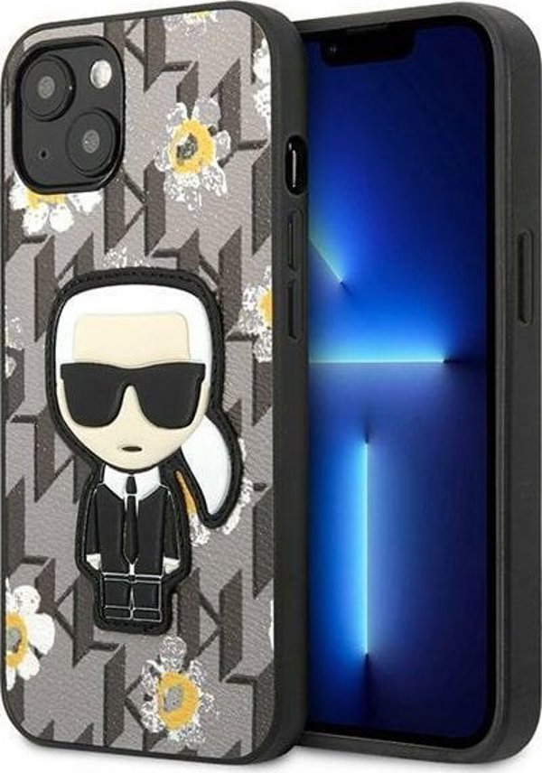 Karl Lagerfeld Karl Lagerfeld KLHCP13MPMNFIK1 iPhone 13 6,1" γκρι Flower Ikonik Karl NoSize