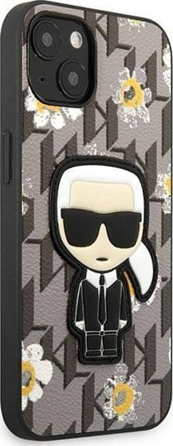 Karl Lagerfeld Karl Lagerfeld KLHCP13MPMNFIK1 iPhone 13 6,1" γκρι Flower Ikonik Karl NoSize