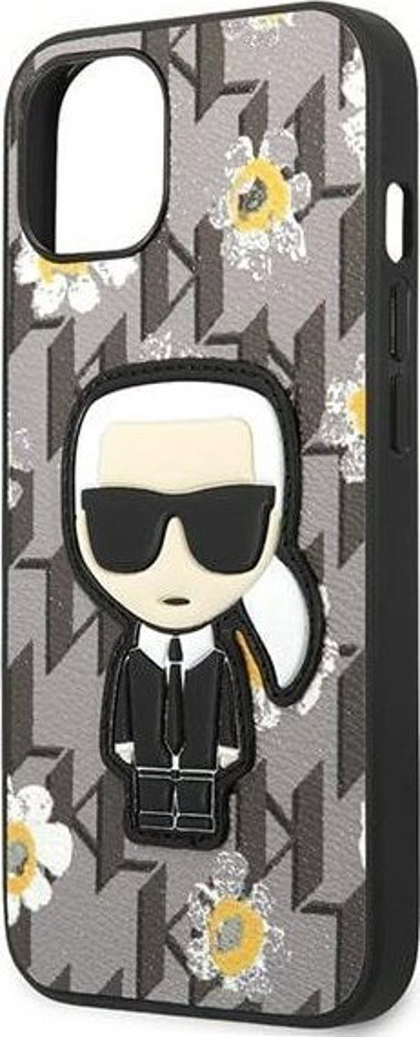Karl Lagerfeld Karl Lagerfeld KLHCP13MPMNFIK1 iPhone 13 6,1" γκρι Flower Ikonik Karl NoSize