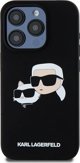 Σκληρή θήκη Karl Lagerfeld KLHMP15XSKCHPPLK iPhone 15 Pro Max 6.7" μαύρο/μαύρο σιλικόνης Karl & Choupette MagSafe