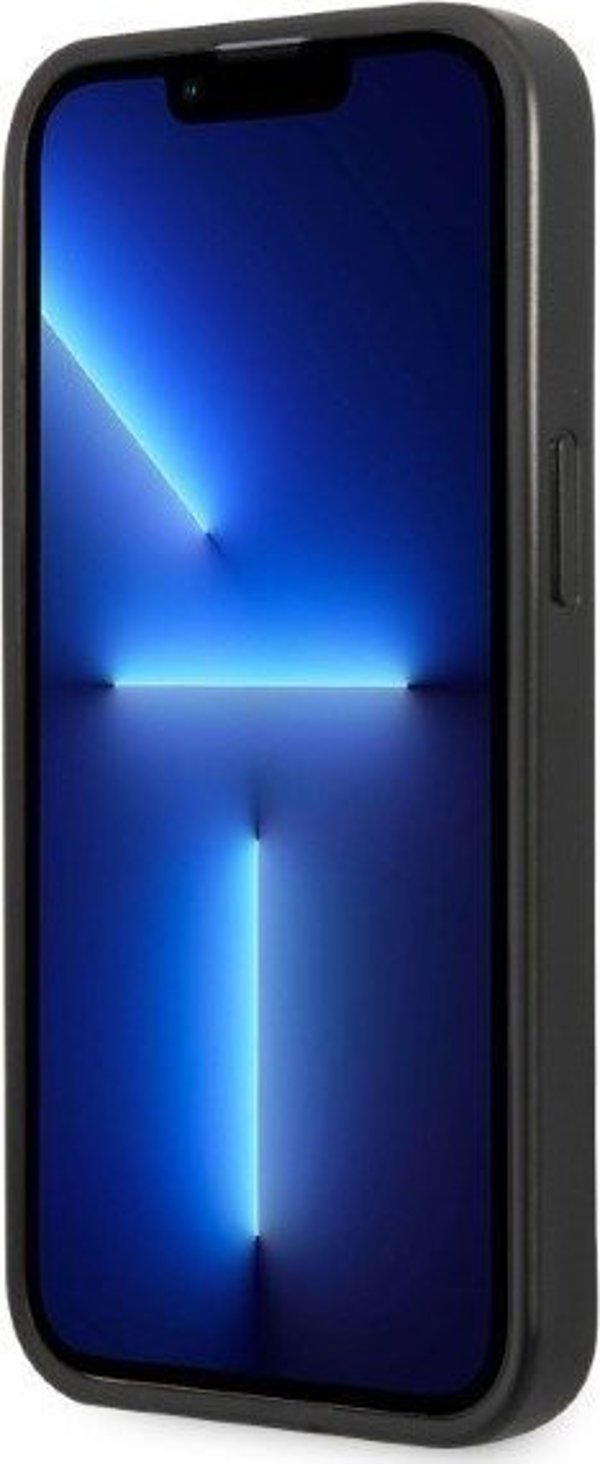 Σκληρή θήκη Karl Lagerfeld Etui Karl Lagerfeld KLHCP13LPMNIKBK Apple iPhone 13 Pro μαύρη Monogram Ikonik Patch