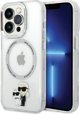 Διάφανη σκληρή θήκη Karl Lagerfeld KLHMP13LHNKCIT για Apple iPhone 13 Pro Iconic Karl&Choupette Magsafe