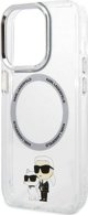 Διάφανη σκληρή θήκη Karl Lagerfeld KLHMP13LHNKCIT για Apple iPhone 13 Pro Iconic Karl&Choupette Magsafe