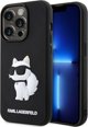 Σκληρή θήκη Karl Lagerfeld KLHCP14X3DRKHNK Apple iPhone 14 Pro Max μαύρη Rubber Choupette 3D