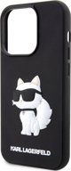 Σκληρή θήκη Karl Lagerfeld KLHCP14X3DRKHNK Apple iPhone 14 Pro Max μαύρη Rubber Choupette 3D