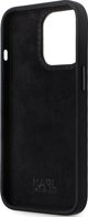 Σκληρή θήκη Karl Lagerfeld Karl Lagerfeld KLHCP13LSMHCNPK iPhone 13 Pro / 13 6.1" μαύρη σιλικόνης C Metal Pin