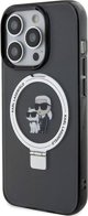 Karl Lagerfeld Karl Lagerfeld KLHMP13LHMRSKCK iPhone 13 Pro 6.1" μαύρη/μαύρο σκληρή θήκη Ring Stand Karl&Choupettte MagSafe