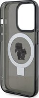 Karl Lagerfeld Karl Lagerfeld KLHMP13LHMRSKCK iPhone 13 Pro 6.1" μαύρη/μαύρο σκληρή θήκη Ring Stand Karl&Choupettte MagSafe