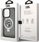 Karl Lagerfeld Karl Lagerfeld KLHMP13LHMRSKCK iPhone 13 Pro 6.1" μαύρη/μαύρο σκληρή θήκη Ring Stand Karl&Choupettte MagSafe